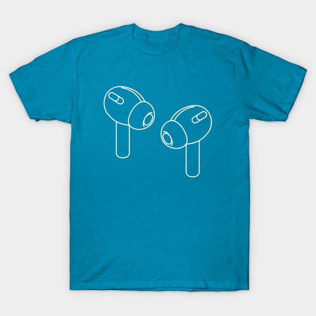 Air Pods Schematics T-Shirt by The Schematic Tshirt